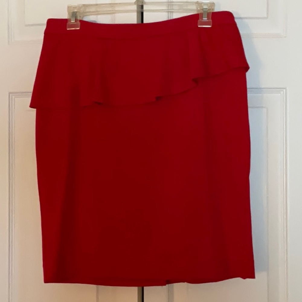 Red skirt